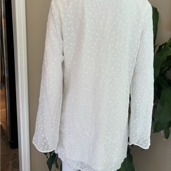 American glamour  Badgley Mischka white dress with V-Neckline - Picture 6 of 12